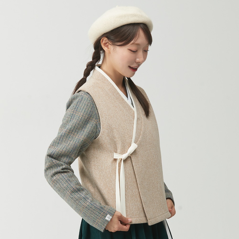 Hanbok Warm Vest Classic [Beige] Pre-order