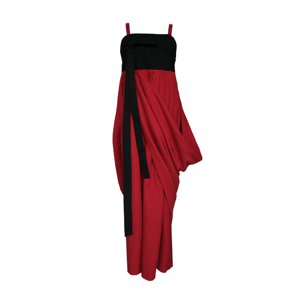 long dress red color image-S55L6