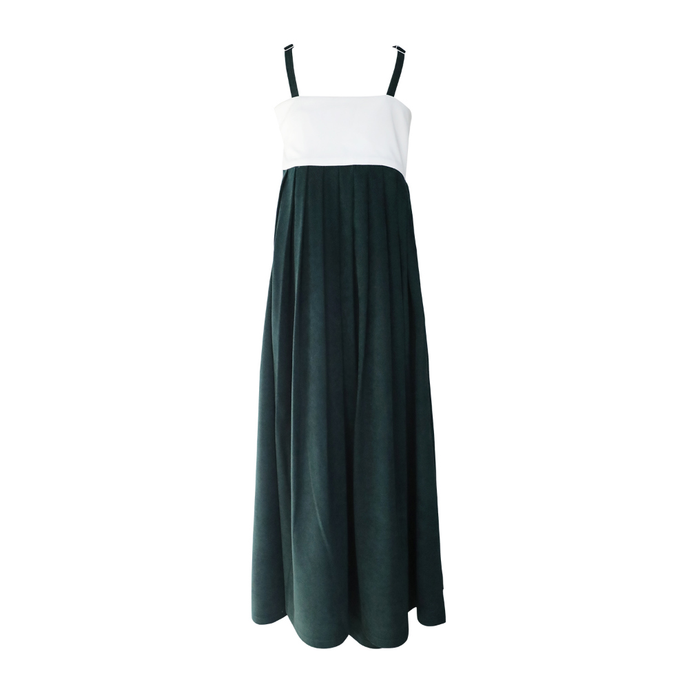 long skirt grey blue color image-S59L4